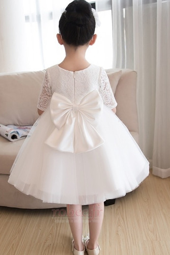 Robe de fille de fleur Naturel taille Fermeture éclair Automne - Page 2