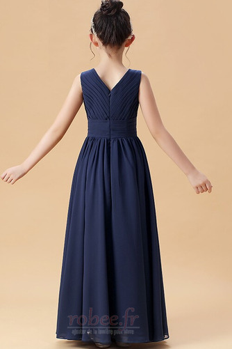 Robe de fille de fleur Fermeture éclair Longueur de plancher - Page 8