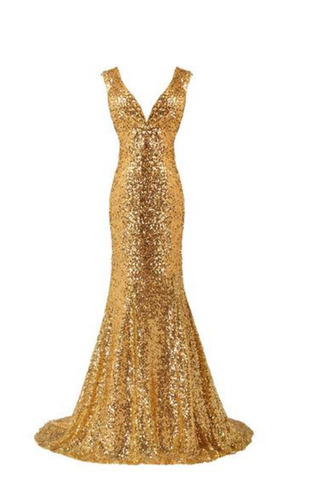Robe de soirée Festin Scintillait Laçage Pailleté Sans Manches - Page 3