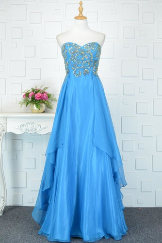 Robe de bal Dos nu Ballon Naturel taille Scintillait Perle Turquoise - Page 3