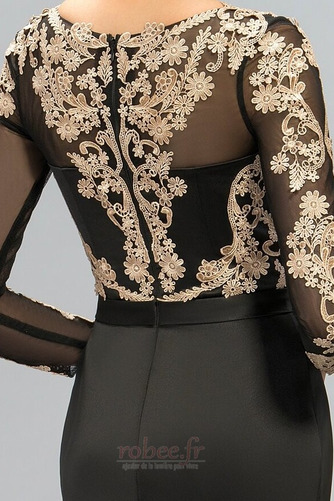 Robe de soirée a ligne Dentelle Rosée épaule Manquant Couvert de Dentelle - Page 6