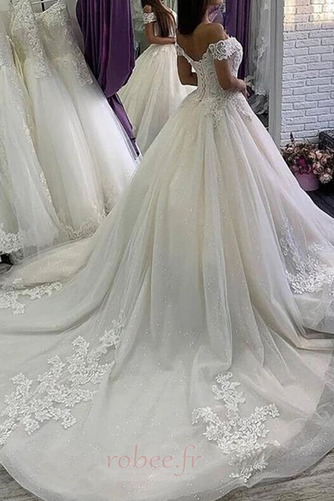 Robe de mariée Luxueux Naturel taille Automne A-ligne Rosée épaule - Page 2