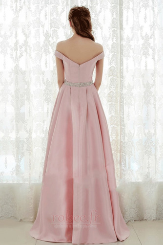 Robe de bal A-ligne Manche Courte Naturel taille Fermeture à glissière - Page 2