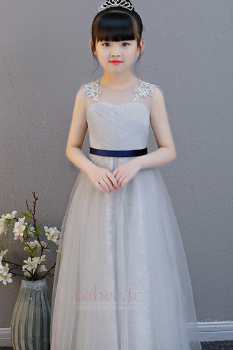 Robe de fille de fleur Luxueux Manquant Dentelle Trou De Serrure - Page 4