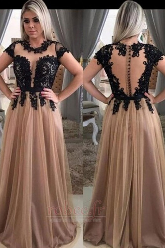 Robe de bal Bouton Hiver Dentelle Elégant Mancheron aligne Col de chemise t - Page 1