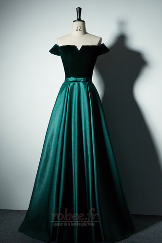 Robe de bal Laçage Rosée épaule Poches Fête Sans Manches a ligne - Page 6
