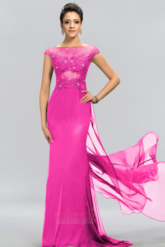 Robe de soirée Dentelle Train de petit Mince vogue Fermeture à glissière - Page 6