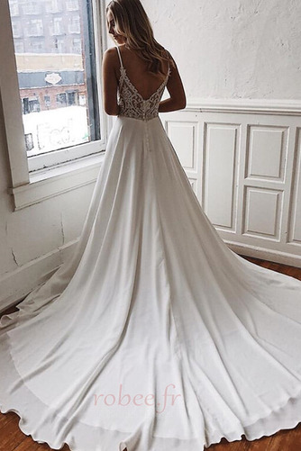 Robe de soirée Traîne Moyenne Fête Luxueux Appliquer Col en V - Page 2