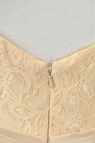 Robe de demoiselle d'honneur Longue Sans Manches Naturel taille - Page 5