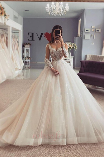 Robe de mariée Eglise Longue Fermeture à glissière Naturel taille - Page 2