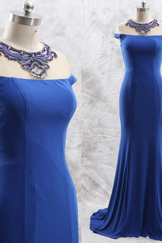 Robe de soirée Longue Près du corps Naturel taille Romantique - Page 1