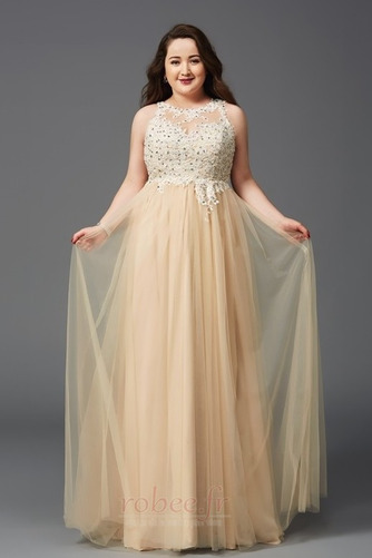 Robe de soirée Fermeture à glissière A-ligne Sans Manches Ballon - Page 1