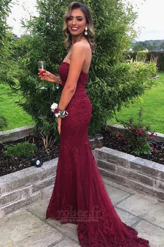 Robe de soirée Longue noble Col en Cœur Sans Manches Drapé Printemps - Page 2