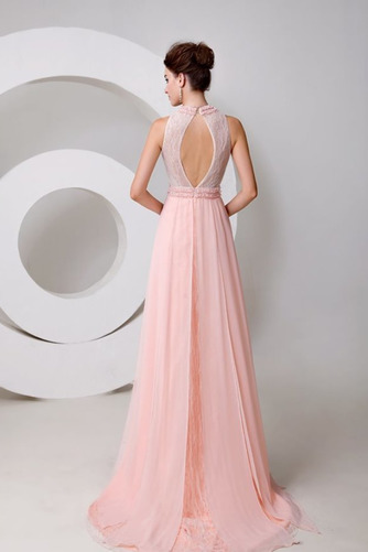 Robe de soirée Petit collier circulaire Fermeture à glissière - Page 3