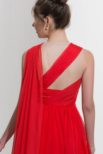 Robe de bal Traîne Courte Fourreau pli Fermeture à glissière - Page 4