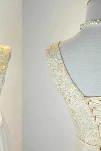 Robe de demoiselle d'honneur Naturel taille Mode Printemps A-ligne - Page 3