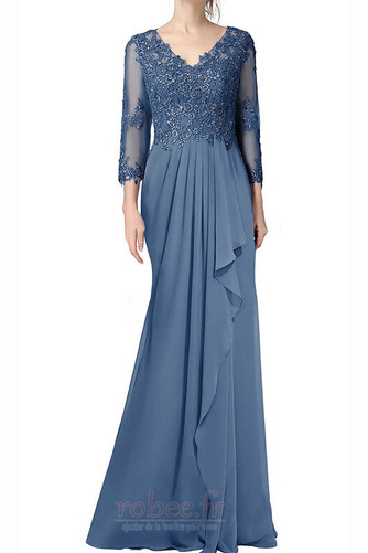 Robe mères Dentelle Manche Demi Près du corps Appliquer Fermeture à glissière - Page 3