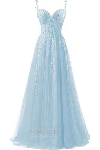 Robe de bal Fermeture à glissière Sans Manches À la masse Dentelle - Page 7