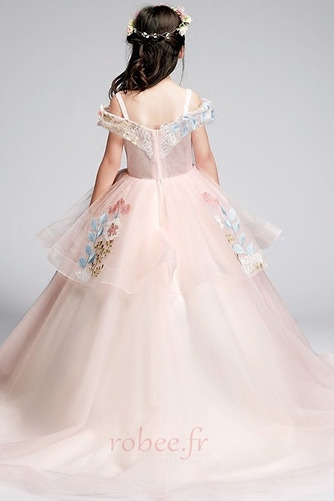 Robe de fille de fleur Décalcomanie Cérémonial Fermeture à glissière - Page 2