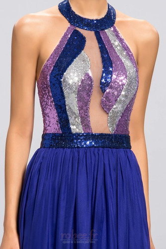 Robe de bal Longue Naturel taille Sans Manches a ligne Corsage Pailleté - Page 4