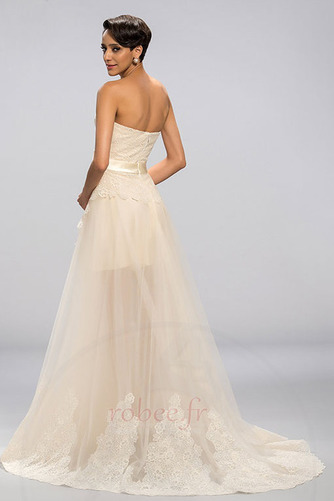 Robe de bal Naturel taille a ligne Poire Dentelle Train de petit - Page 2