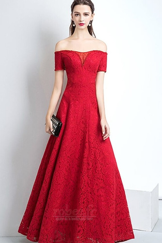 Robe de soirée Perle Manquant Chaussez Rosée épaule Dentelle - Page 1