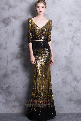 Robe de soirée Paillettes Pailleté Étoilé Naturel taille Sirène - Page 6