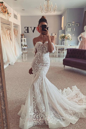 Robe de mariée Près du corps Sans Manches Jardin Longue Fermeture à glissière - Page 2