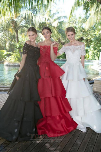 Robe de bal Longueur au sol Drapé Naturel taille Soie Manche de T-shirt - Page 2