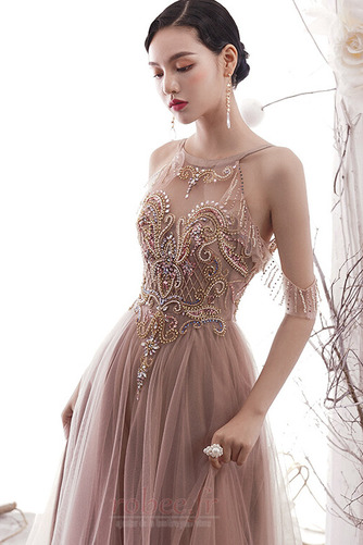 Robe de bal Multi Couche Naturel taille Longueur de plancher - Page 5