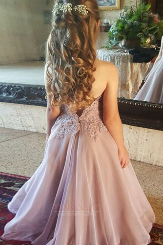 Robe de fille de fleur Naturel taille Organza Luxueux aligne - Page 2