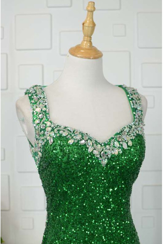 Robe de soirée Larges Bretelles Fourreau Pailleté Fête Près du corps - Page 5