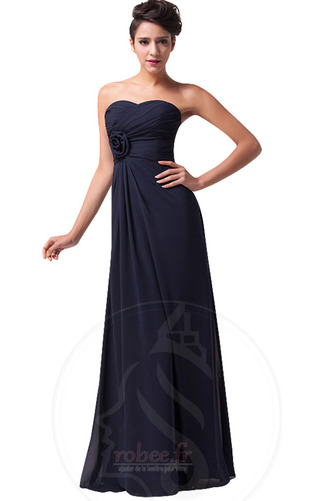 Robe de demoiselle d'honneur Mousseline Dos nu A-ligne Manquant - Page 3