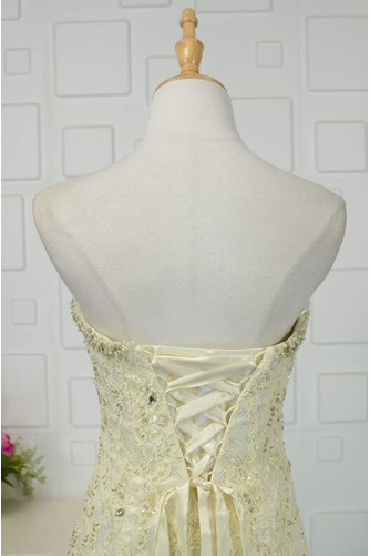 Robe de bal Moderne Sans Manches Naturel taille Ruchés Plongeants - Page 5