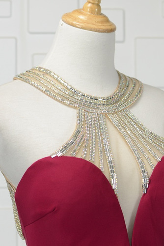 Robe de bal Dos nu Près du corps vogue Sans Ceinture Perle Train de balayage - Page 5