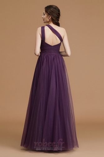 Robe de demoiselle d'honneur Simple Ballon A-ligne Fermeture à glissière - Page 2