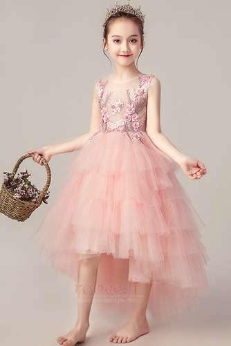 Robe de fille de fleur Perles Petit collier circulaire Haut Bas - Page 3