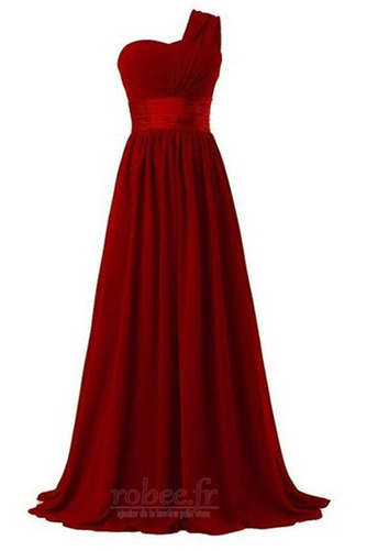 Robe de demoiselle d'honneur Mousseline Naturel taille A-ligne - Page 12