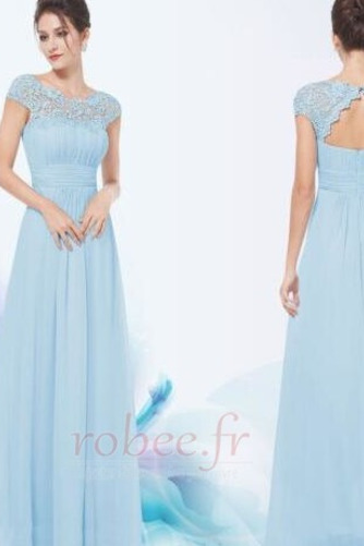 Robe de demoiselle d'honneur Chic Corsage plissé Naturel taille - Page 3