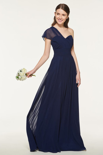 Robe de demoiselle d'honneur Mousseline A-ligne Naturel taille - Page 1