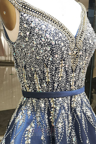Robe de bal Luxueux Col en V Foncé À la masse Col en V Automne - Page 14