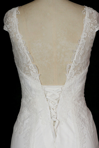 Robe de mariée Dentelle Sans Manches Sirène Salle des fêtes Lacez vers le haut - Page 4