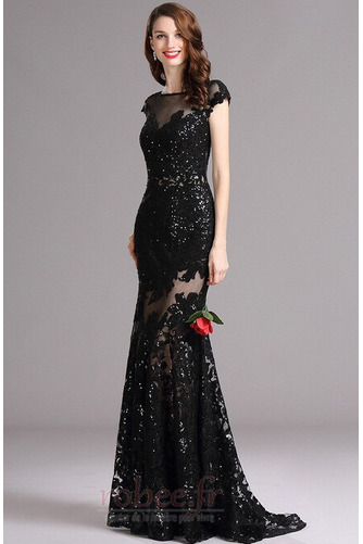 Robe de soirée Sans Manches Printemps Ballon Perle Traîne Courte - Page 3