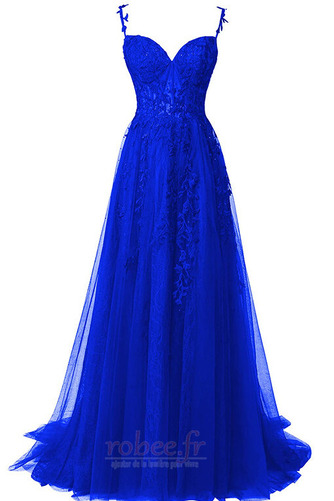 Robe de bal Fermeture à glissière Sans Manches À la masse Dentelle - Page 4