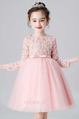 Robe de fille de fleur Petit collier circulaire Fermeture à glissière - Page 8