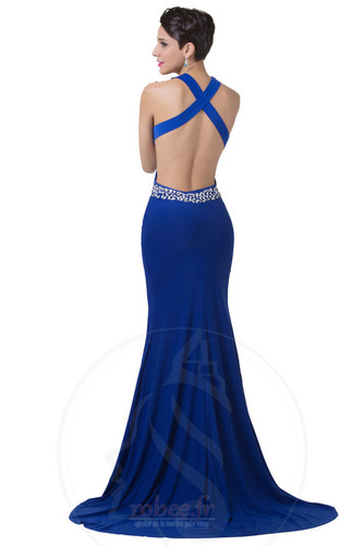 Robe de bal Sexy Sans Manches Traîne Courte Dos nu Mariage Naturel taille - Page 2