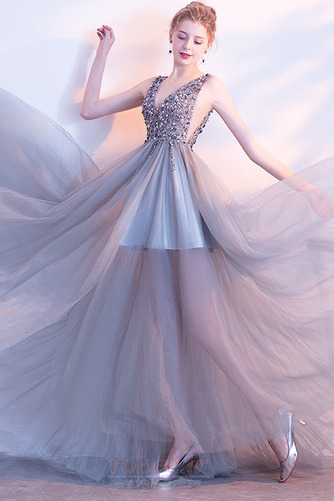 Robe de soirée a ligne Sexy Dos nu Tulle Manquant À la masse - Page 4