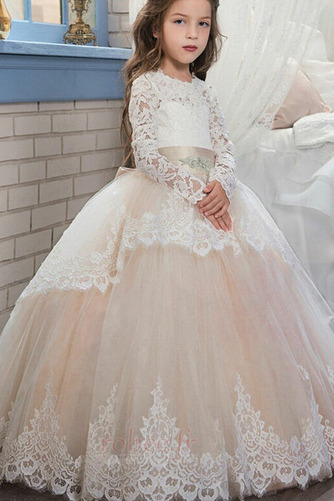 Robe de fille de fleur Manche Longue Petit collier circulaire - Page 10