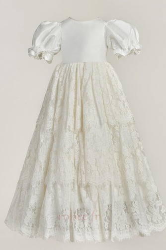 Robe de fille de fleur Orné de Nœud à Boucle Chapeau Longue Cérémonie - Page 11