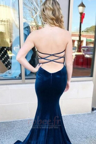 Robe de bal Longue Sirène Sans Manches Décolleté Dans le Dos - Page 3